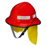 3M HF46 Type 3 Bush Fireman's Helmet RED (HF46BV:RD)